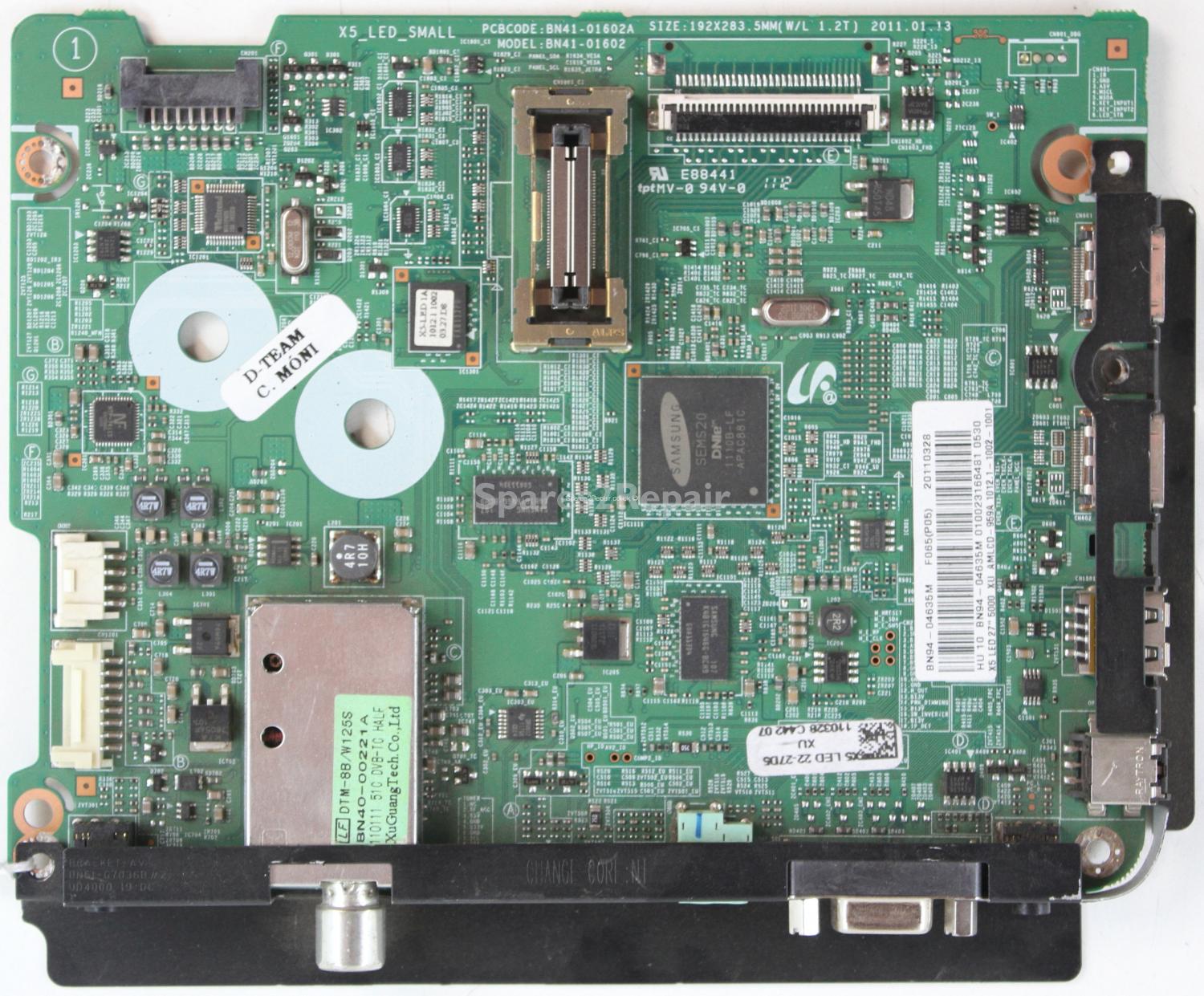 Samsung UE27D5000 - Main AV - BN94-04635M - BN41-01602A - X5_LED_SMALL