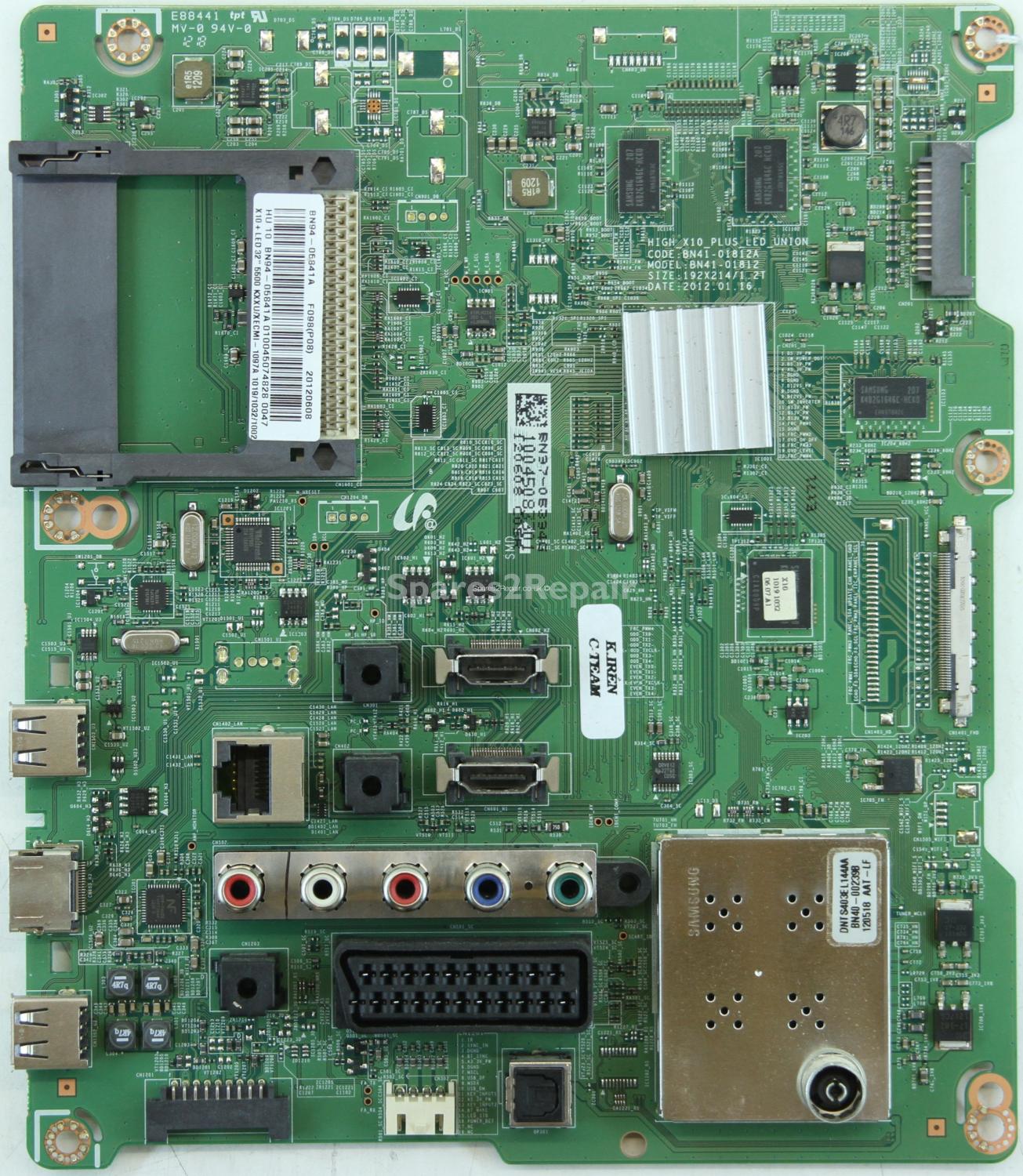 Samsung UE32ES5500 - Main AV - BN94-05841A - BN97-05394G - BN41-01812A - HIGH_X10_PLUS_LED_UNION