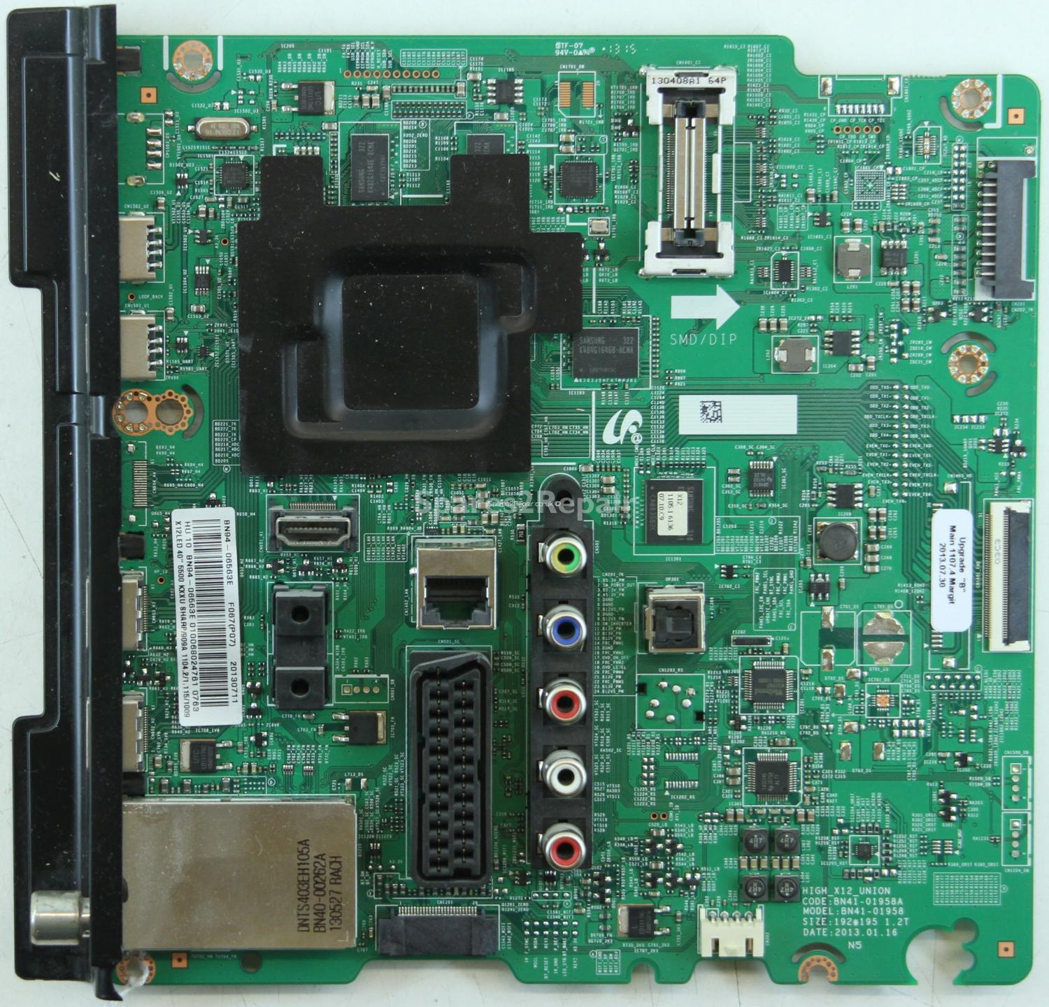 Samsung UE40F5500AK - Main AV - BN94-06563E - BN41-01958A - HIGH_X12_UNION