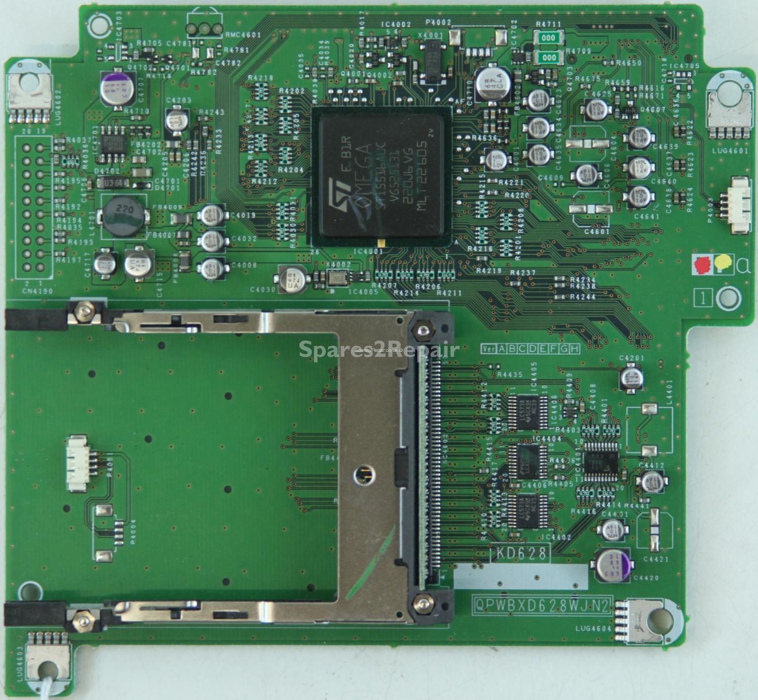 Sharp LC-32P70E - Card Reader - QPWBXD628WJN2 - KD628 (Without Connector)