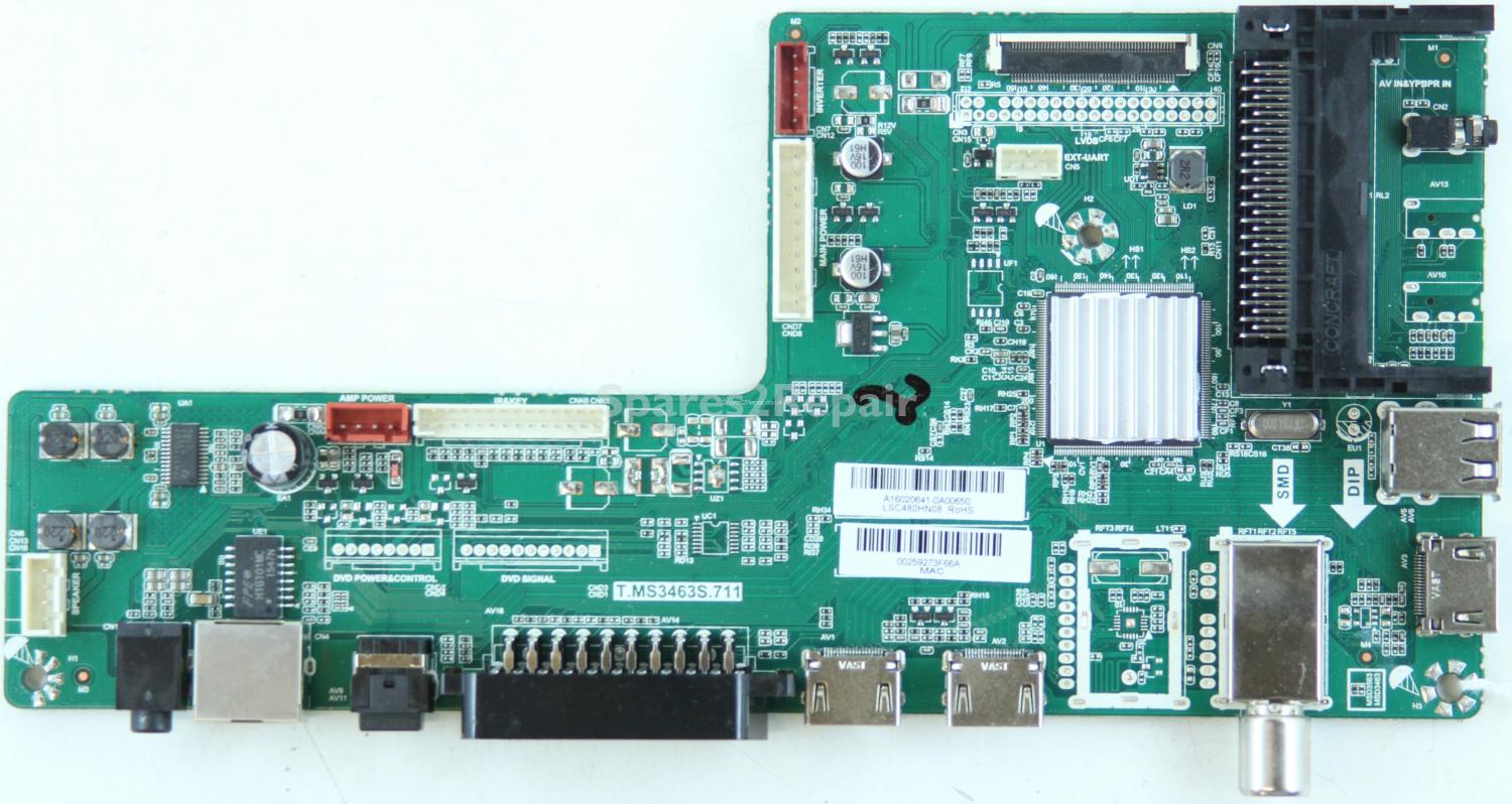 Sharp LC-48CFE4041K - Main AV - T.MS3463S.711 - A16020641 - LSC480HN08
