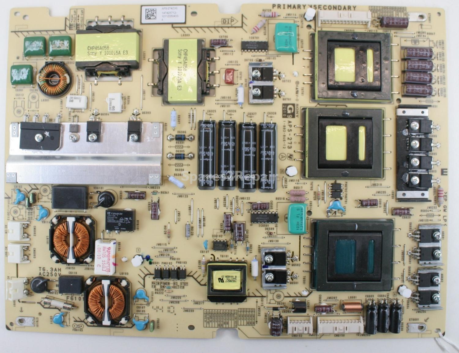 Sony KDL-46NX713 - PSU - 1-882-846-12 - 147425712 - APS-274(CH)
