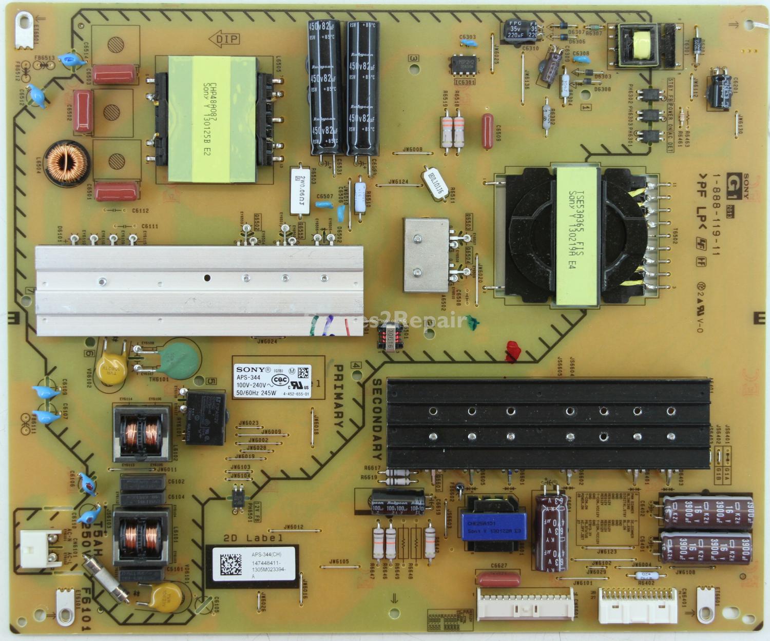 Sony KDL-55W905A - PSU - 1-888-119-11 - 4-452-655-01 - APS-344 - 147448411 - APS-344(CH)