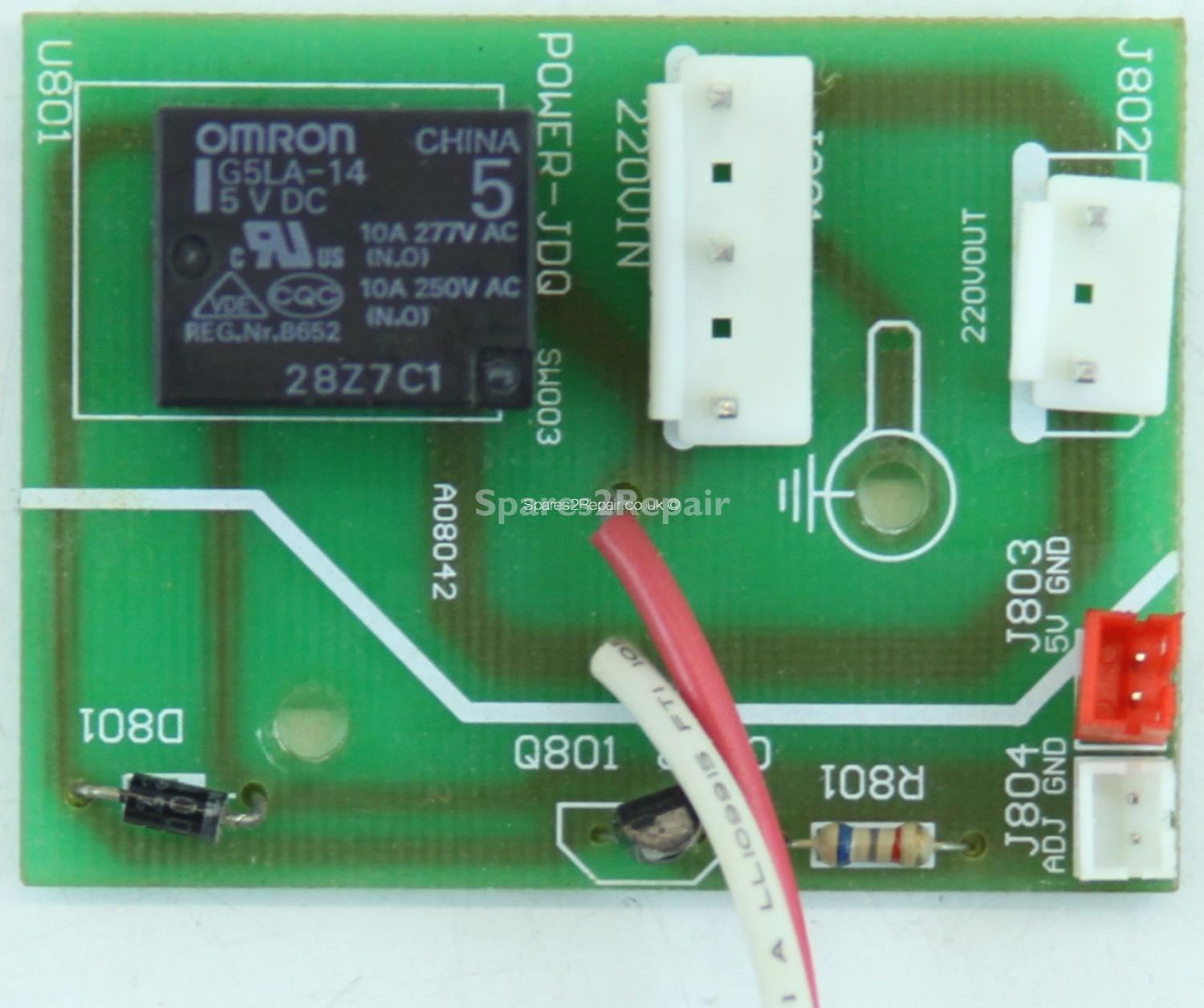 Soundwave C3273DVBA - Input Board - POWER-JDQ - Q801 8050 - 220VIN