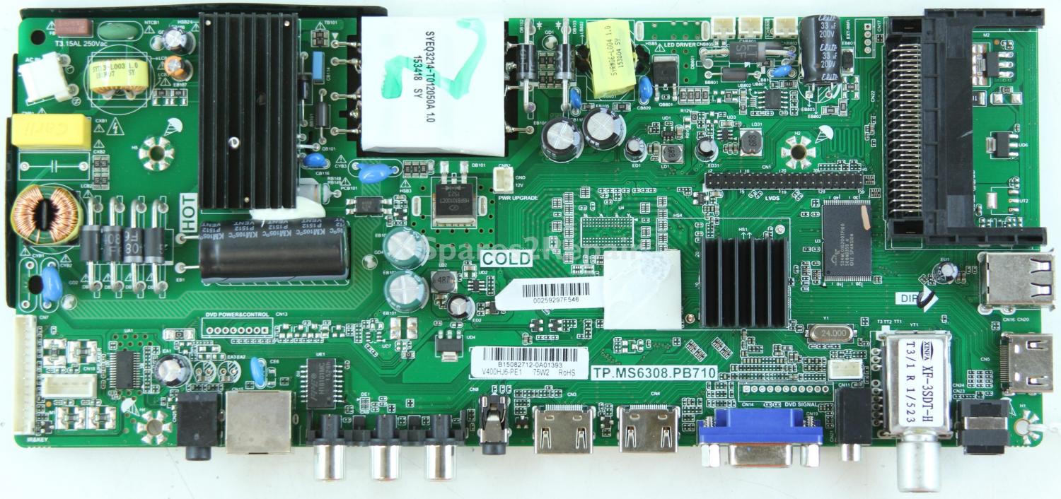 Technika 40F22BFHD - Main Board - TP.MS6308.PB710 - B15082712 - V400HJ6-PE1