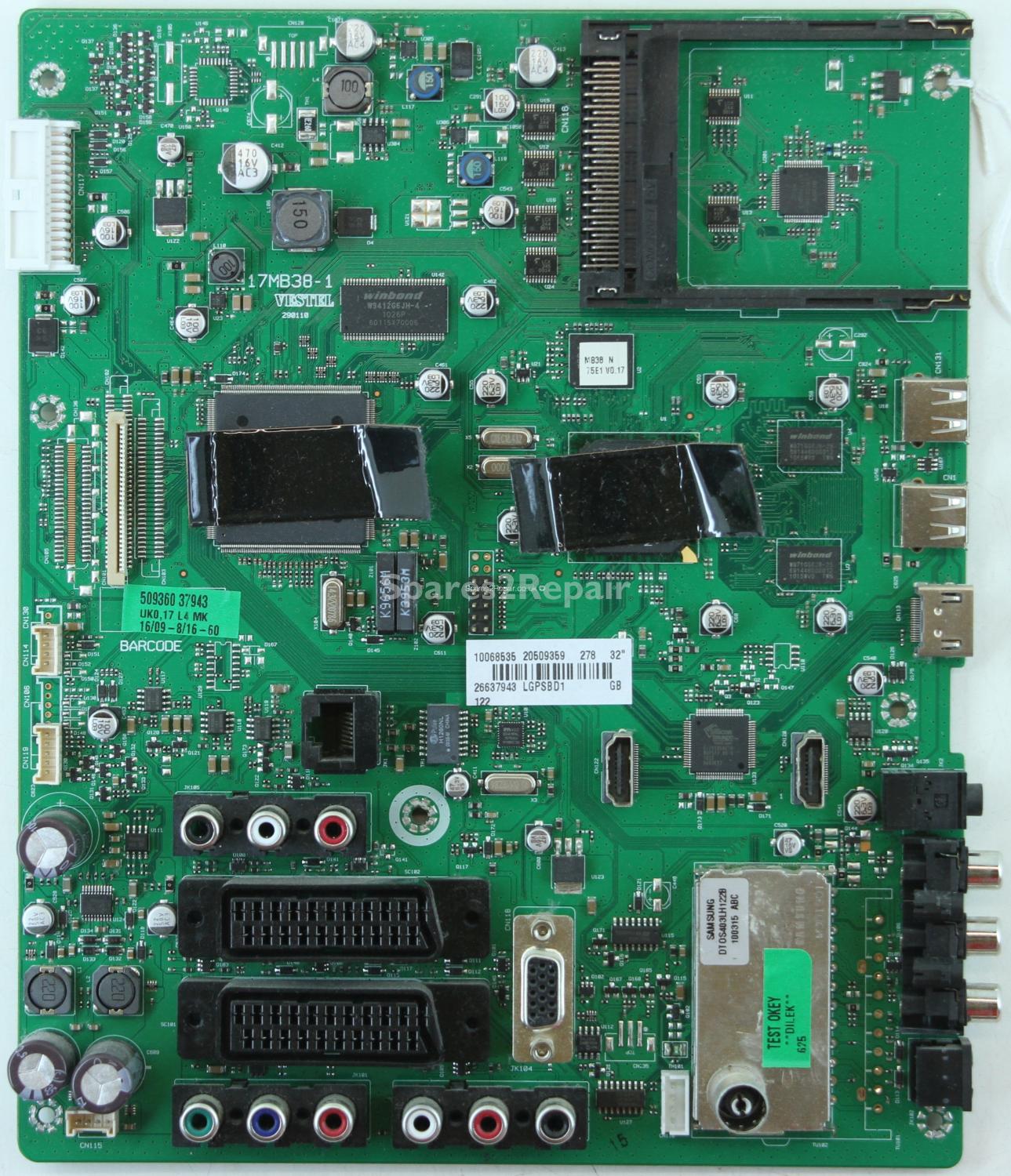 Technika 32-2000 - Main AV - 20509359 - 17MB38-1 - 290110