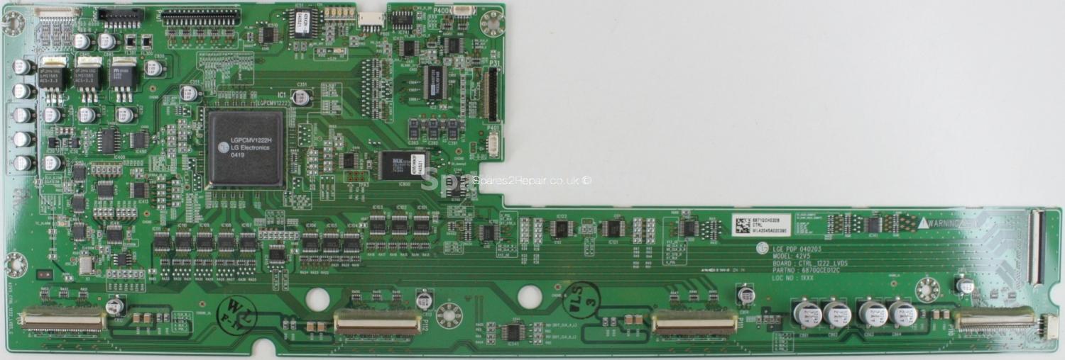 Techwood TWP-4210 - Ctrl SSB - 6871QCH032B - 42V5 CTRL_1222_LVDS - 6870QCE012C - PDP 040203