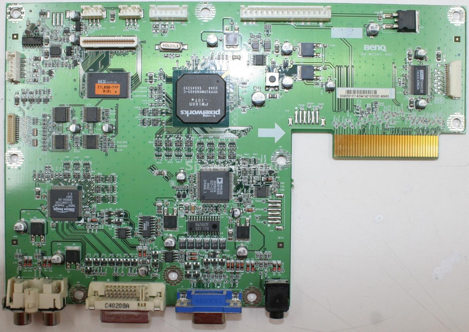 Thomson 27LCDB03B - Main AV - 48.M2501.A02 - BENQ