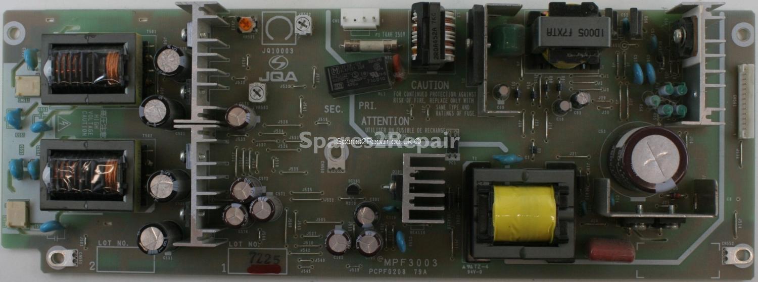Toshiba 37AV505D - PSU - MPF3003 - PCPF0208 79A