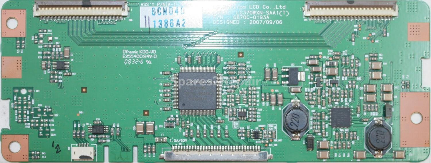 Toshiba 37AV555D - T-Con - 6871L-1386A - 6870C-0193A - LC370WXN-SAA1