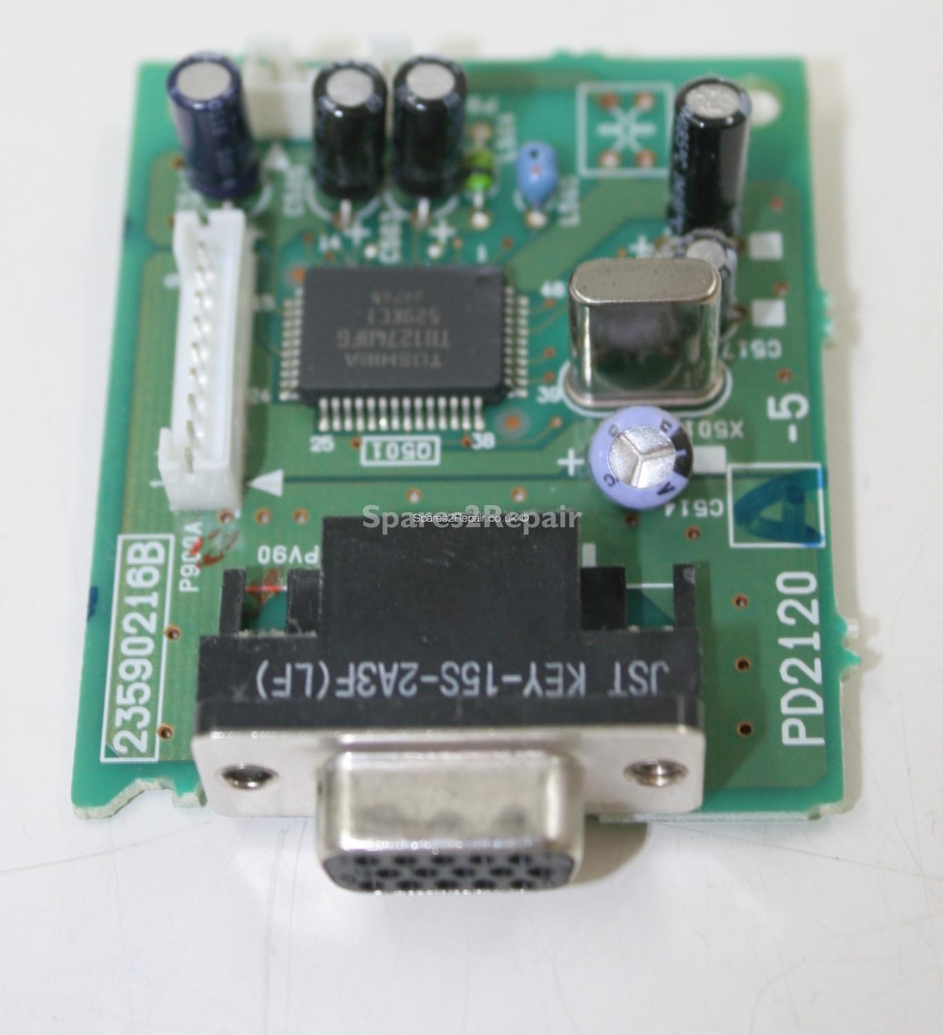 Toshiba 37WL56P - Input - PD2120 A-5 - 23590216B