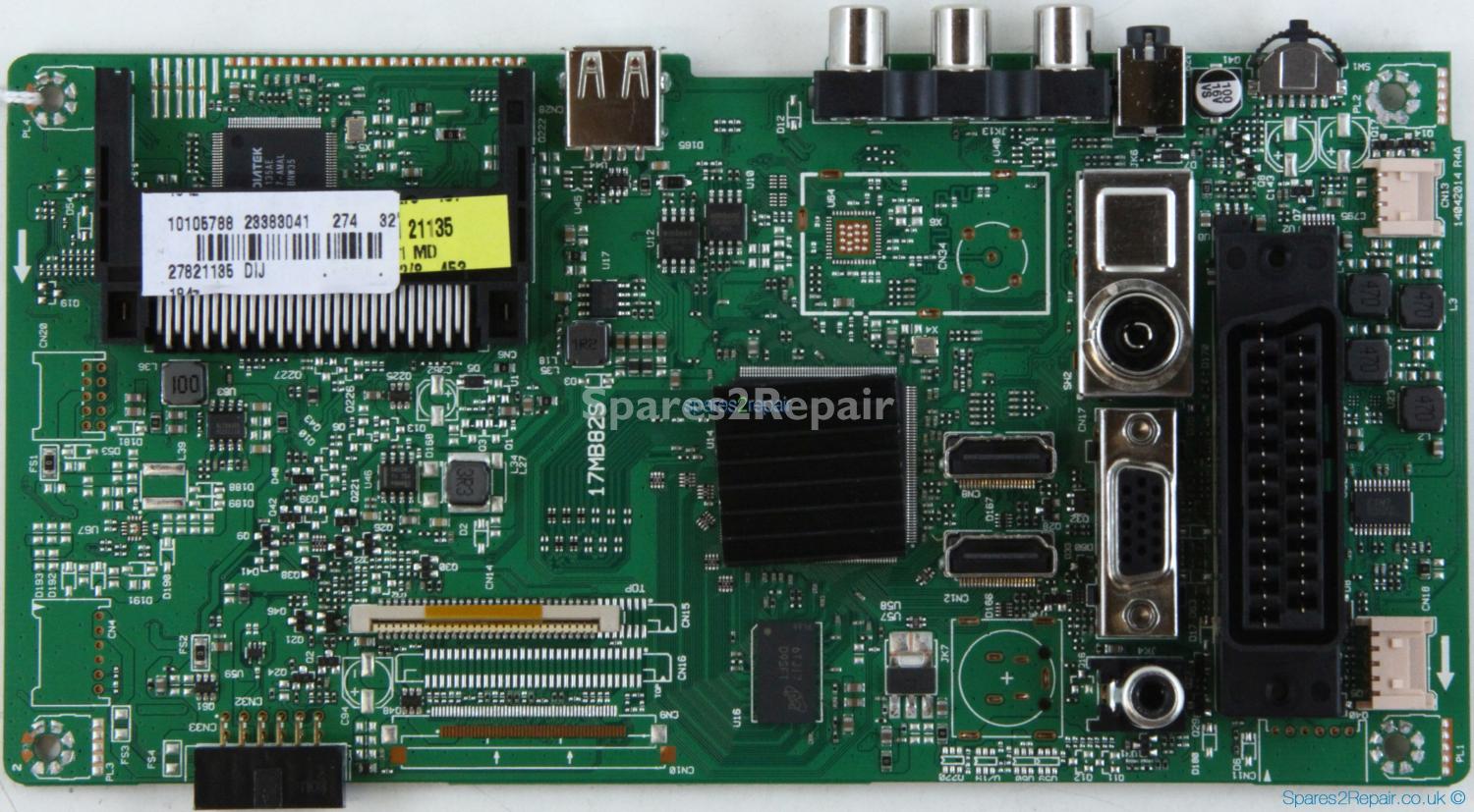 Toshiba 32W1633DB - Main AV - 23383041 - 17MB82S