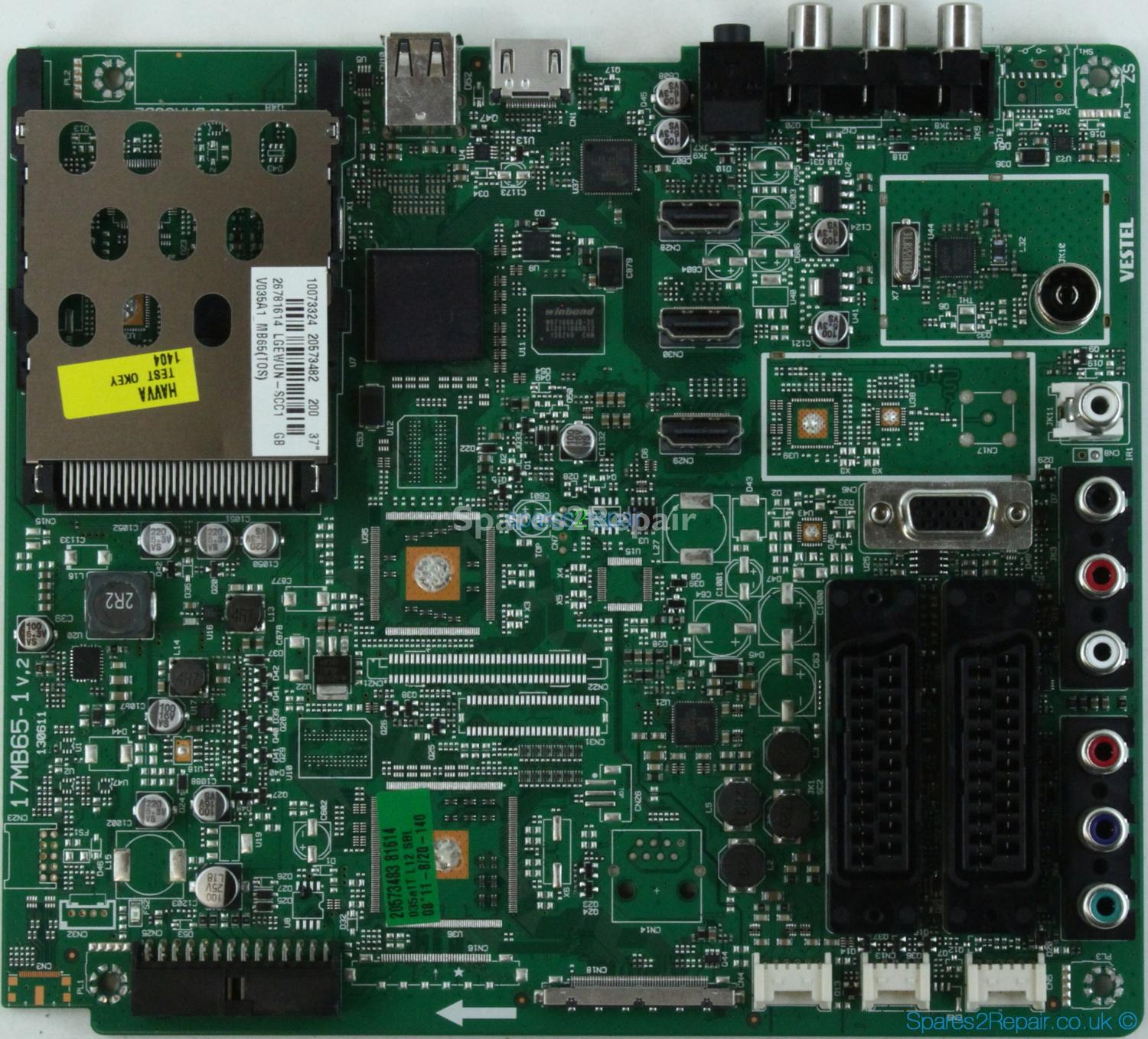 Toshiba 37BV701B - Main AV - 20573482 - 17MB65-1 V.2 - 130611