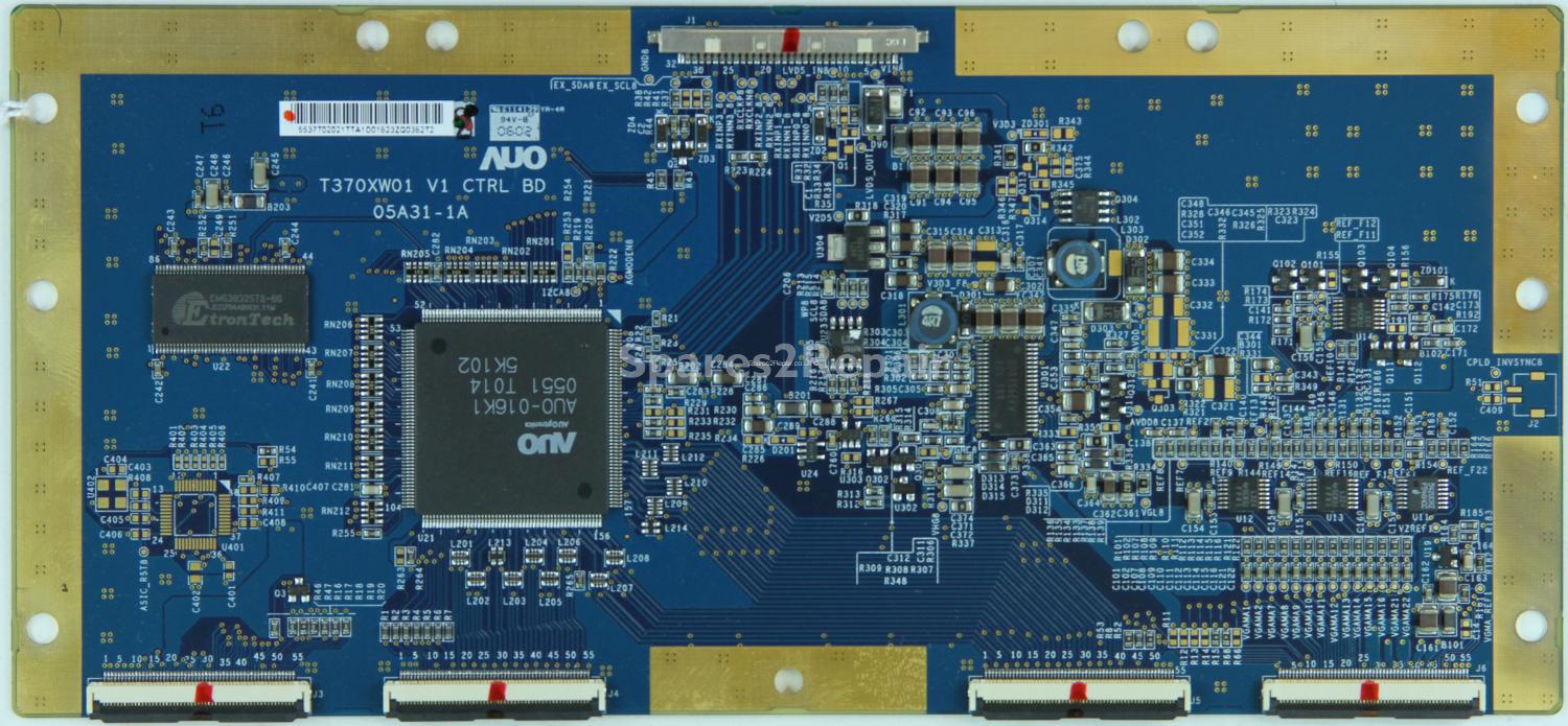 Toshiba 37WL66P - LVDS - 55.37T02.021 - 05A31-1A - T370WX01 V1 CTRL BD