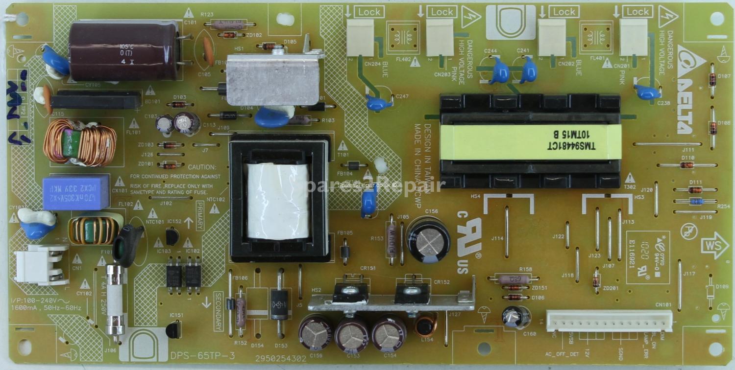Toshiba 22DV713B - Power Inverter - DPS-65TP-3 - 2950254302