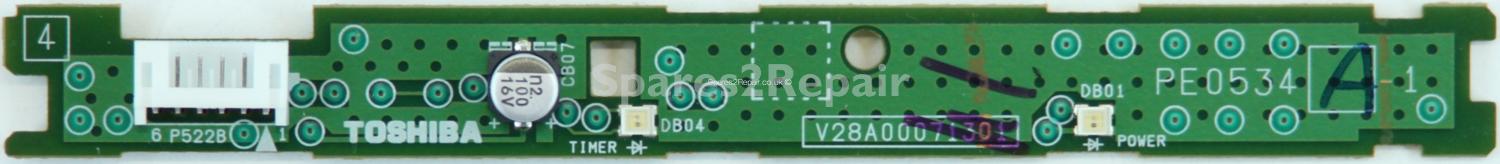 Toshiba 42CV505D - IR Sensor - PE0534 A-1 - V28A00071301