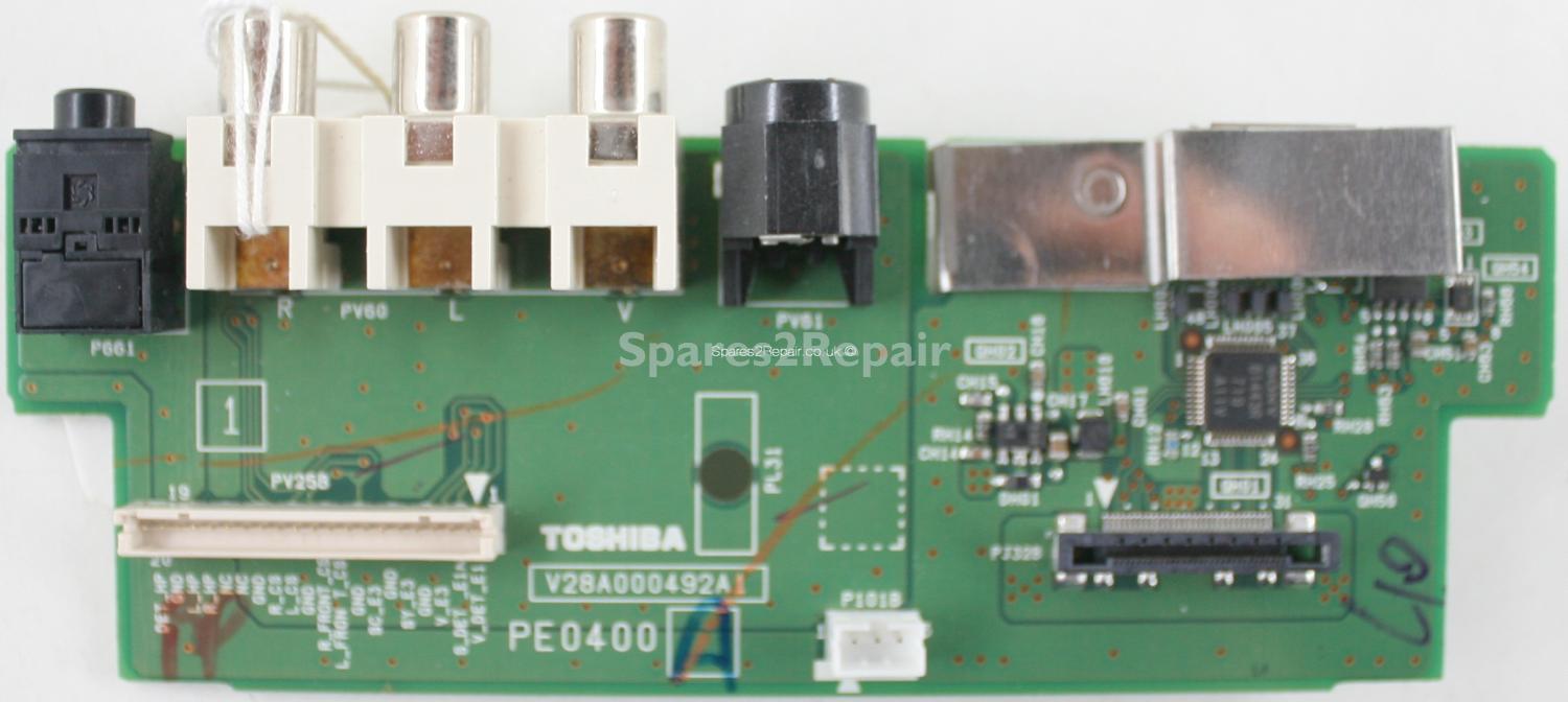 Toshiba 52ZF355DB - Side AV - V28A000492A1 - PE0400 A