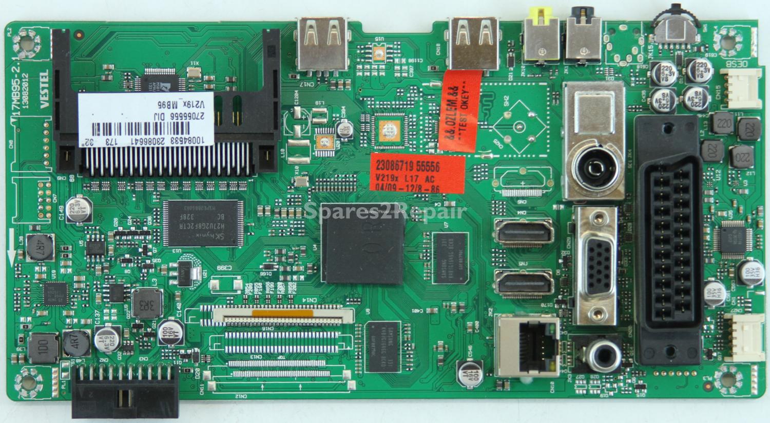 Toshiba LED32127HDCNTD - Main AV - 17MB95-2.1 - 13082012 - 23086641