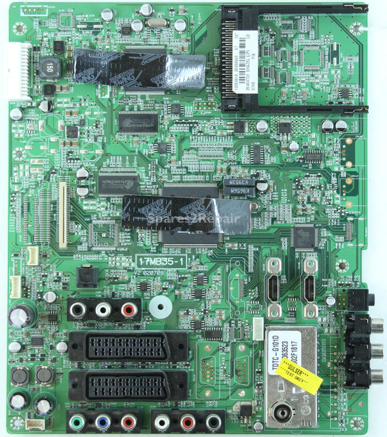 Vestel 32 Inch - Main AV - 20436563 - 17MB35-1 V2 - 020708