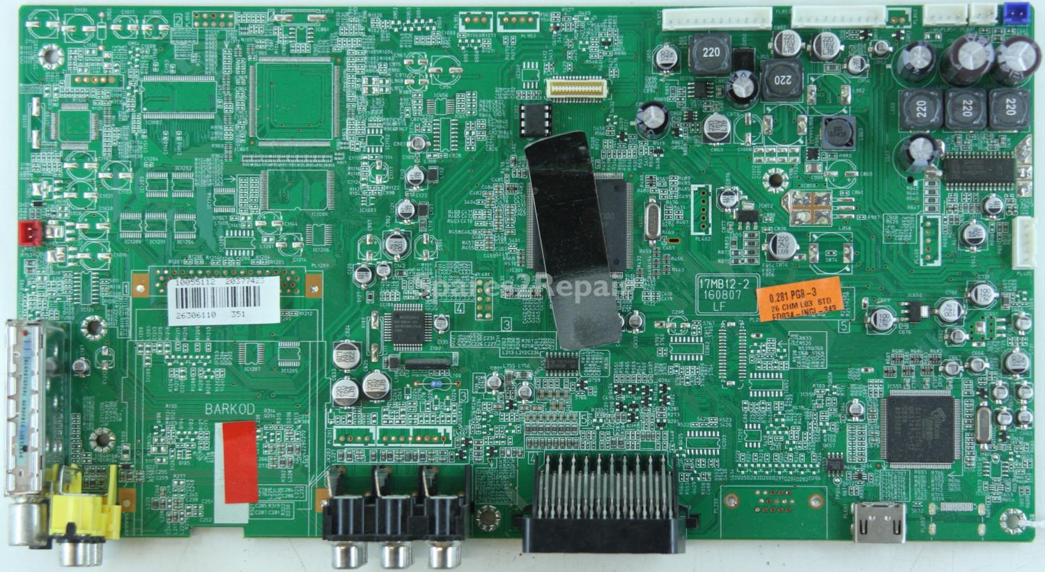 Vestel 26 Inch - Main AV - 20377423 - 17MB12-2 - 160807 LF