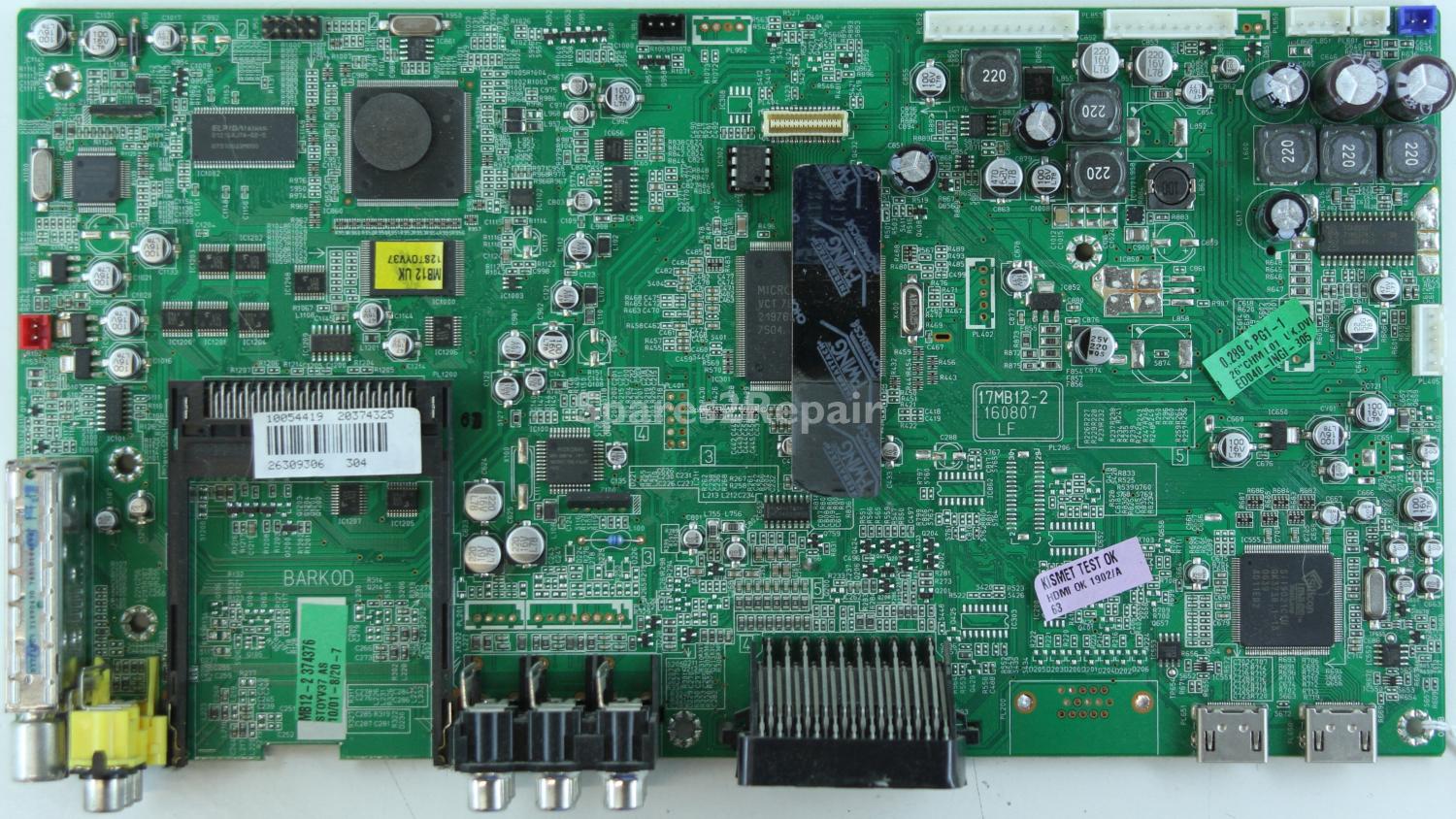 Vestel 26 Inch - Main AV - 20374325 - 17MB12-2 - 160807 LF