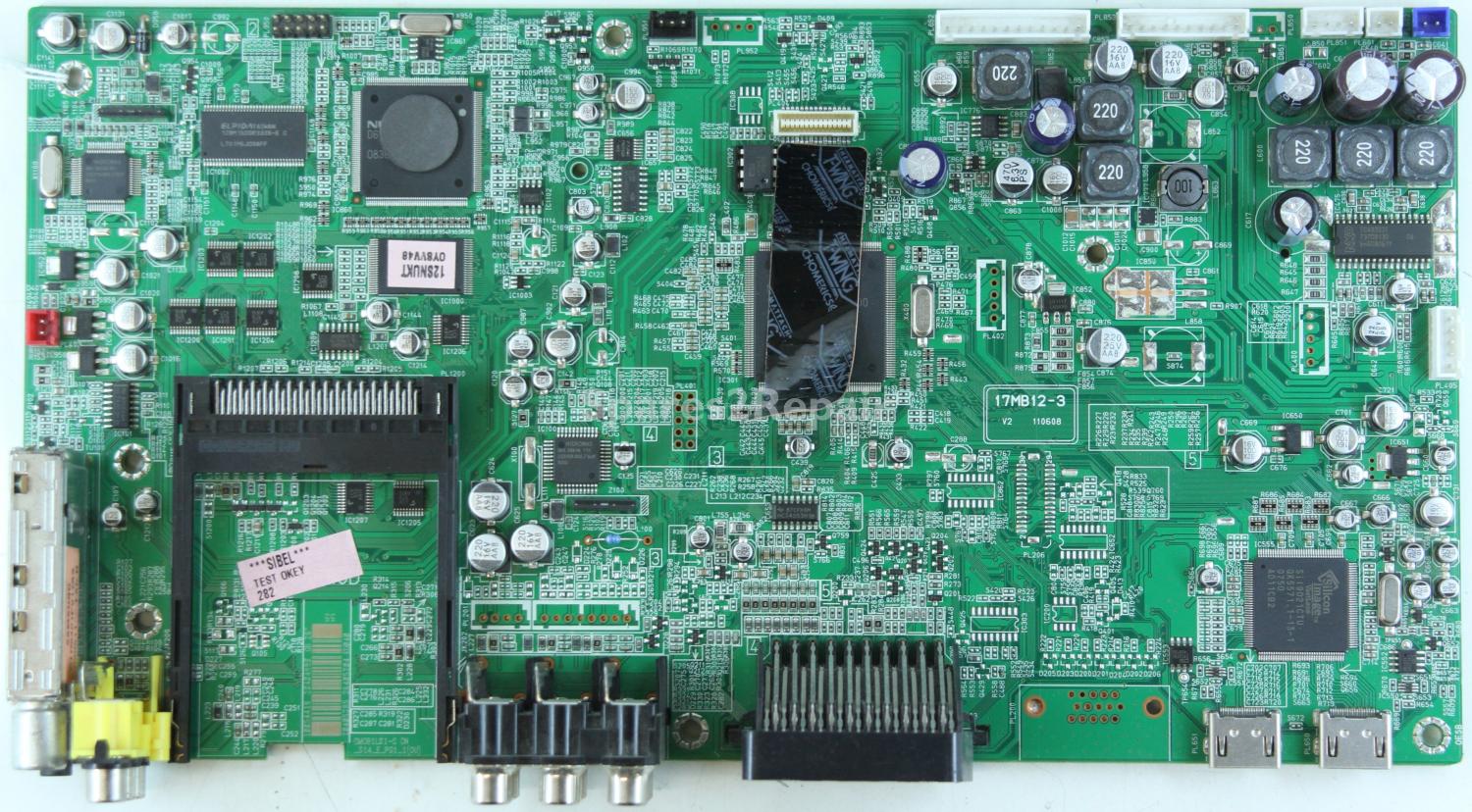 Vestel 26 Inch - Main AV - 20404990 - 17MB12-3 V2 - 110608