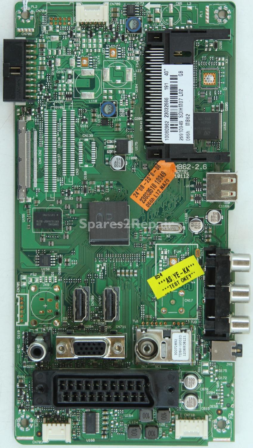 Vestel 40 Inch - Main AV - 23032666 - 17MB62-2.6 - 110112