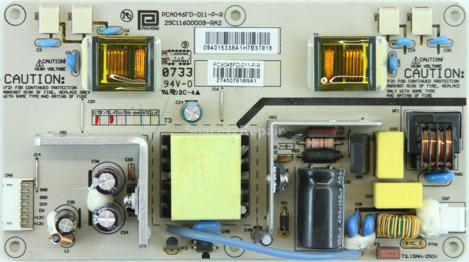 Wharfedale L1911W-C - Power Inverter - PCA046FD-011-P-R - 29C11600009-RA2